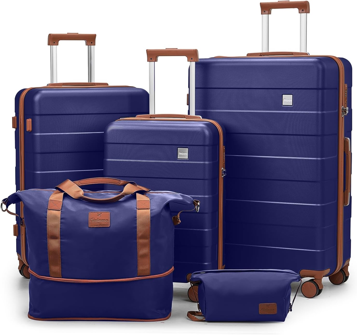 imiomo-Carry-on-Luggage-20-IN-Carry-on-Suitcase-with-Spinner-Wheels-Hardside-3PCS-Set-Lightweight-Rolling-Travel-Luggage-with-TSA-Lock-20-Pink